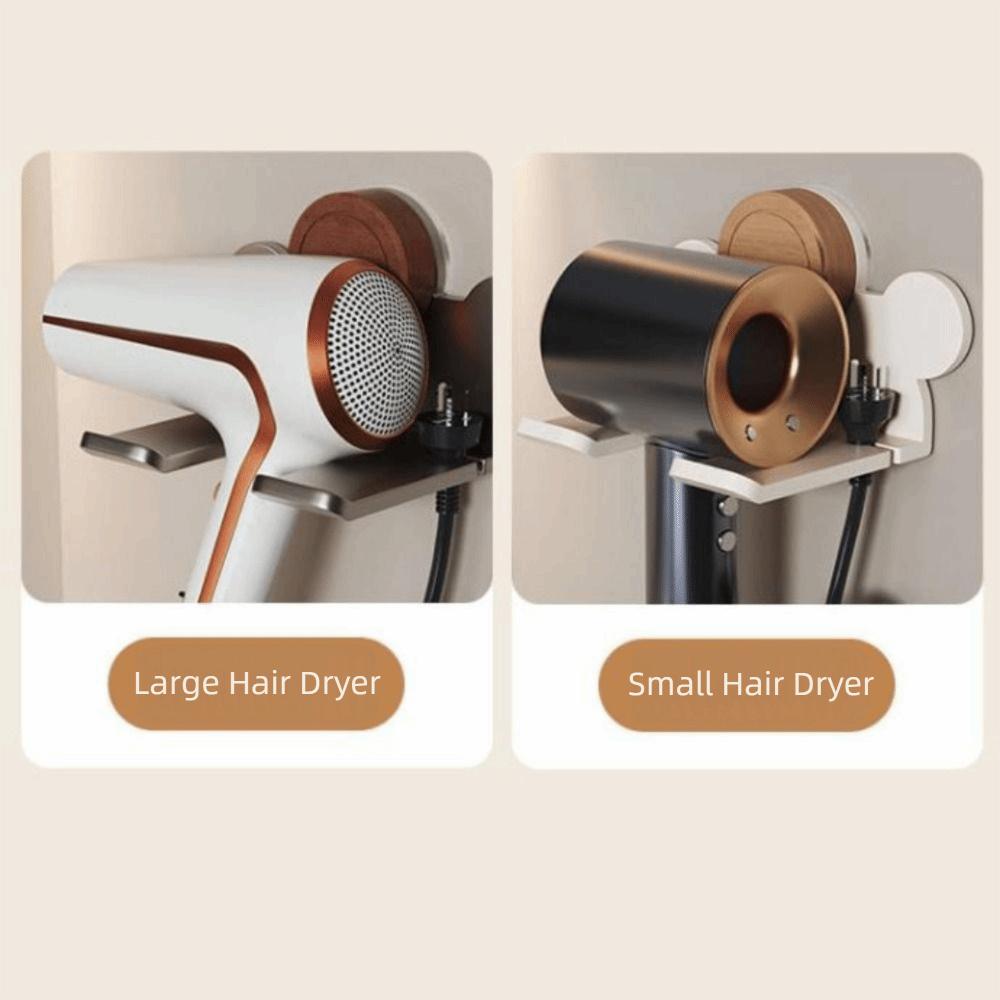 Wandmontierter Haartrocknerhalter, wiederverwendbare Gebläsehalterung, robustes Badezimmerregal