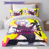 Cybernetic Future Heroine Custom Name Pattern Bedding Quilt Set Quilt Cover Pillowcase Home Birthday Gift(1 * duvet cover + 2 * pillowcase, without co