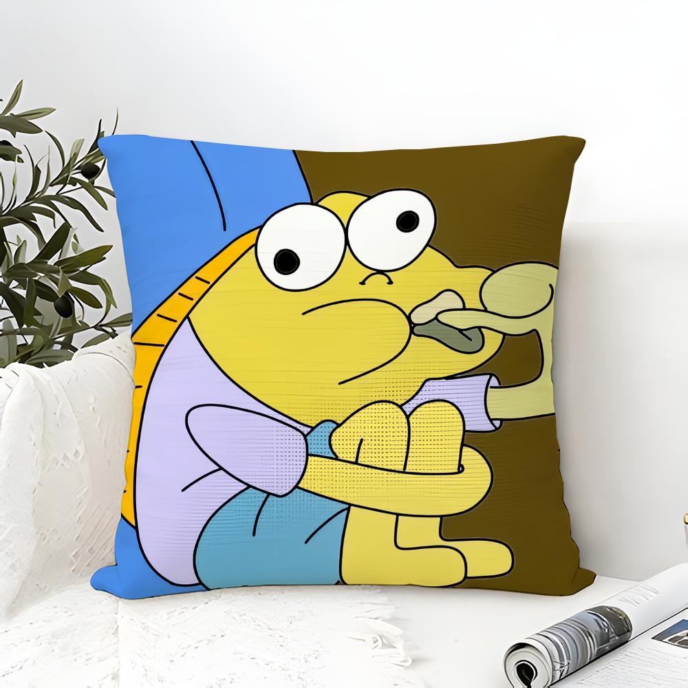 Cartoon Funny Beach Bikini Bottom Pillow Case Linen Pillow Case Sofa Home Decor Cushion Cover Cushion Cove