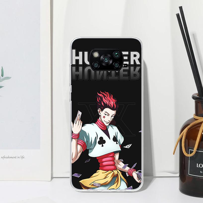 Hunter HXH  Hisoka Phone Case For Xiaomi Poco X7 X6 X5 M7 M8 Pro F7 Ultra Redmi 15C 15 13C 13 12C 12 10 10C 10A Art Fundas Poco