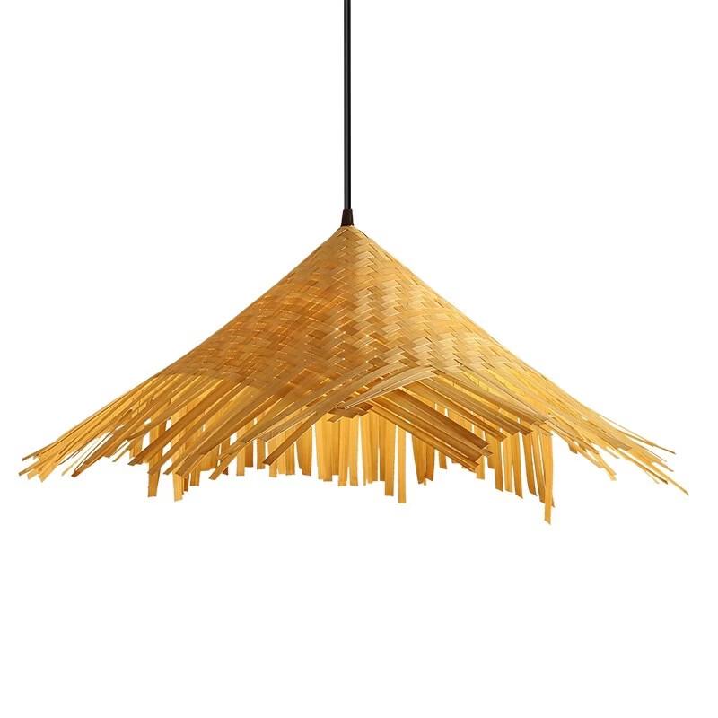 Chinese Style Bamboo Woven Pendant Lamp