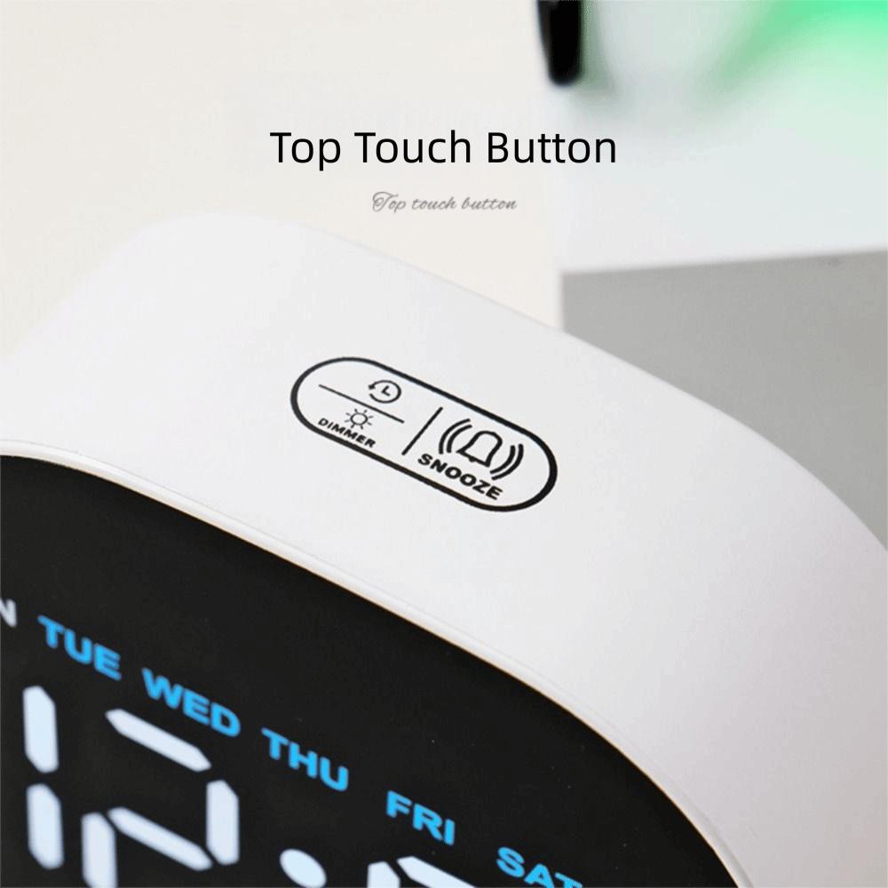 Multi-functional Digital LED Clocks Atmosphere Lights Display Table Clock  Home Decor
