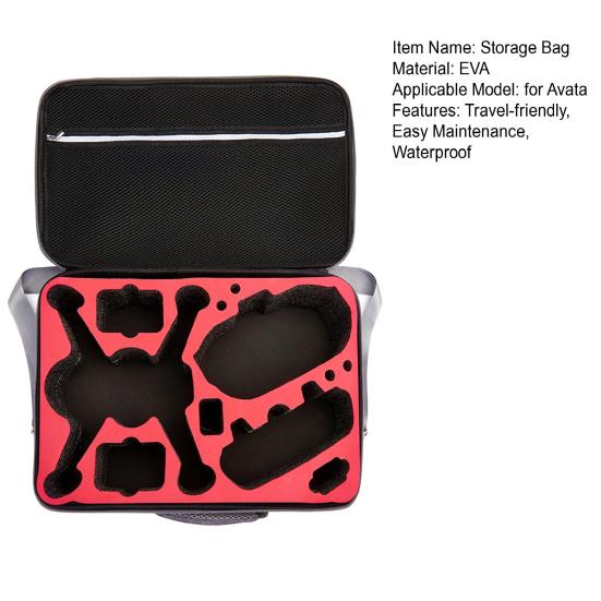 Drone Organizer Case Waterproof Drone Carrying Case Compatible with Goggles Batteries Remote Control Travel