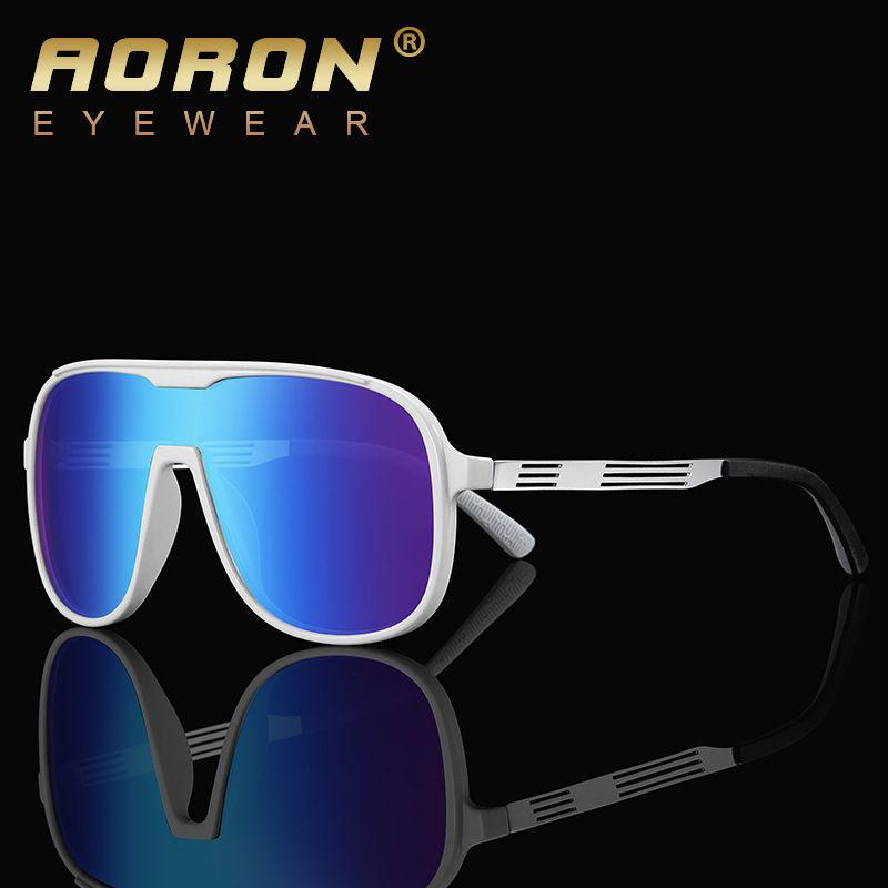 AORON Fashion Polarized Sunglasses Outdoor Classic Sports Driving Fishing Glasses for Men Women Anti Glare UV400 Eyeglasses