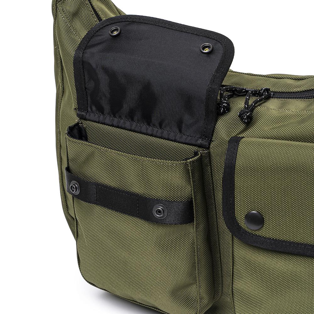 The Earth Cordura Ballistic Crossbody Bag - Olive