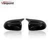 Couvercles de rétroviseur latéral arrière style M Noir Brillant POUR BMW X3 X4 X5 X6 X7 G01 G02 G05 G06 G07 2018-2025