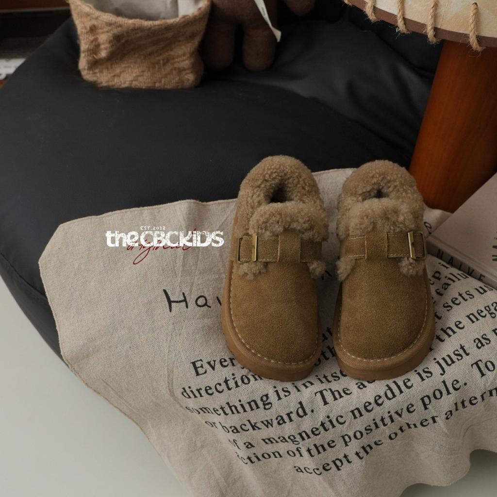 XSHX "Echtes Leder Birken" Kuh Velours Wolle Mund Kinder Schneestiefel Winter Jungen und Mädchen [Schuhe aus Wenzhou]