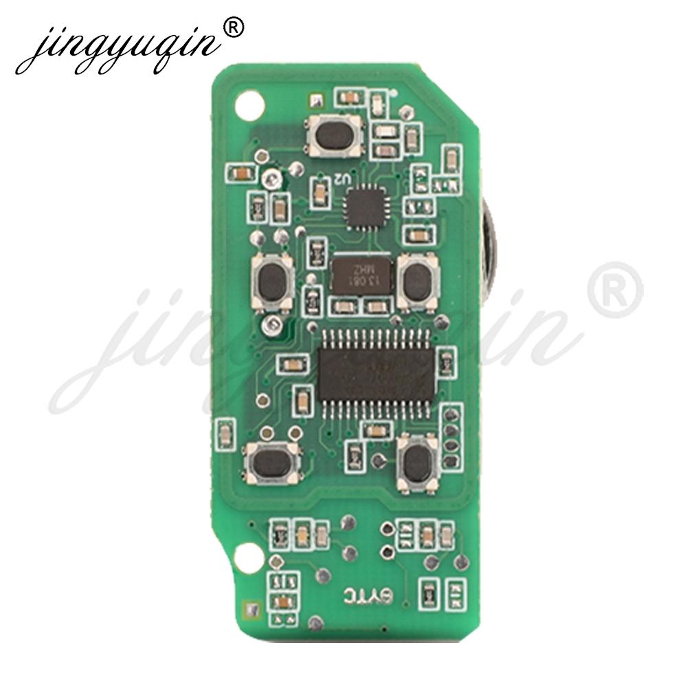 jingyuqin Editable ID 433Mhz Remote Car key for Jaguar XJ XF XE F PACE Land Rover Range Rover Sport Vogue Evoque Velar KOBJTF10A