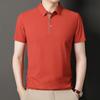 Summer New Style Waffle Breathable Short-sleeved T-shirt Loose Large Size Men's Thin Lapel T-shirt Bottoming Shirt