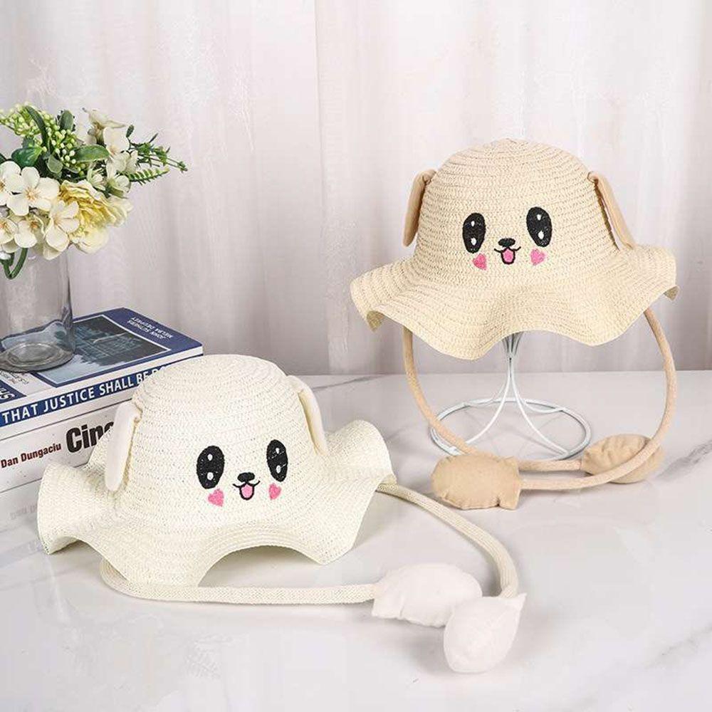 Wide Brim Children's Hats Moving Ears Sun Hat Multifunctional Fisherman's Hat Summer Girls Boys