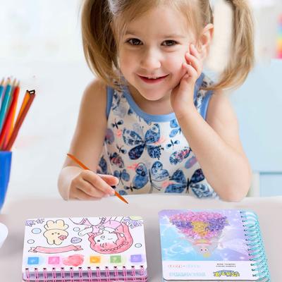 Children DIY Painting Sticker Craft Toys Kids Art Girls Poking Painting Princess Handmade Educational Magical Children Gifts