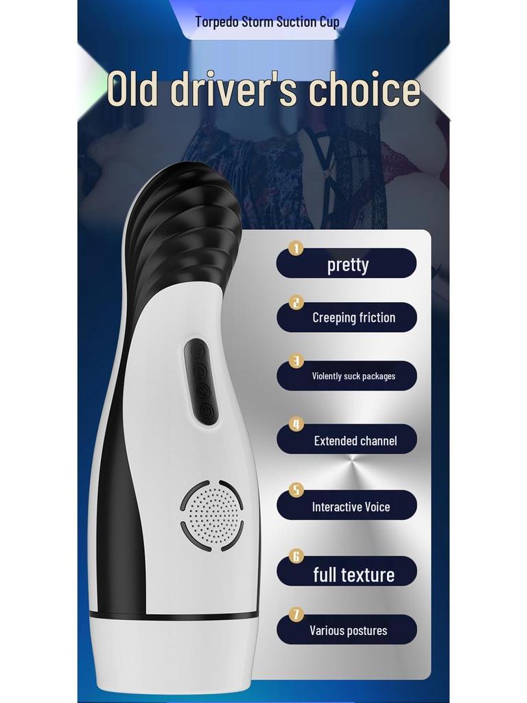 Long Love Electric Automatic Heating Telescopic Male Pleasure Cup