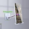 Support de Téléphone Portable Multifonctionnel Auto-adhésif Sans Perforation Mural Support de Téléphone Cellulaire pour Salle de Bain