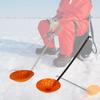 Metal Skimmer, Ice Fishing Scooper Slag Skimmer, Durable Hook Design Skimmer for Winter Fishing