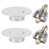 2Pcs Bathroom Sink Stopper Basin Pop Up Sink Drain Strainer Plug for Washbasin Bathroom