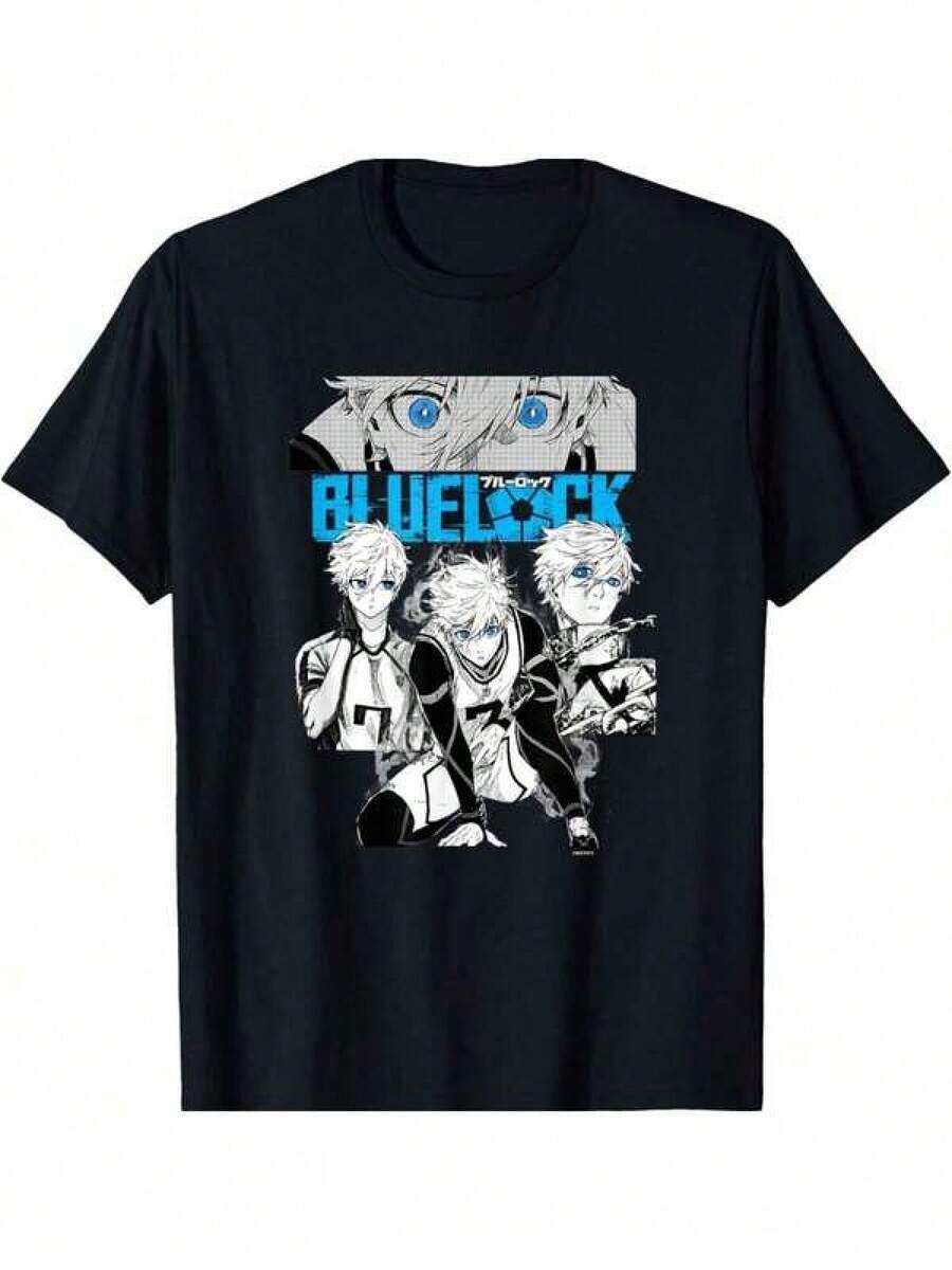 

Blue Lock Seishiro Nagi Multiple Scenes Big Chest Portrait T-Shirt.Jpg Graphic Tee Tops Shirts Ropa 5XL різнокольоровий