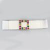 2026 Ladies Colorful Rhinestone Buckle Fashion Elastic Wide Waist Seal Coat Dress Corset Belts for Women Luxury Female Waistband