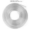 25ft Brake Line Tubing Copper Nickel Plated 3/16in OD Coil Roll for Hydraulic Braking Fuel System(Silver )