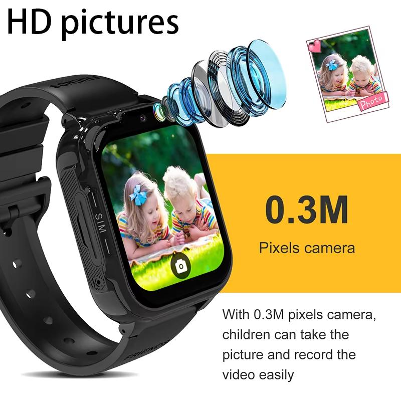 2026 NOVÉ Dětské chytré hodinky GPS 4G Sledování Video hovor Kamera SOS Voděodolný Displej Poloha LBS Tracker Chytré hodinky pro IOS Android