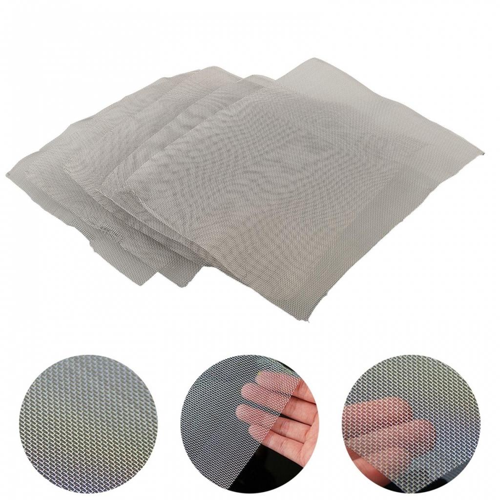 5 Stück Maschennetz Einfach zu installieren Kunststoff Reparatur Silber