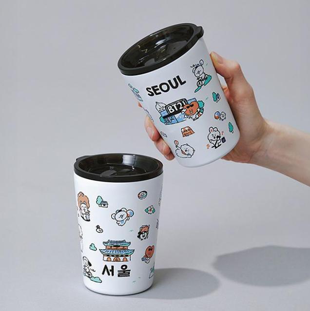 BT21 Becher „Seoul Edition“ (340 ml / 11,5 fl. oz.)