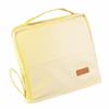 Portable Cosmetics Storage Bag Solid Color Vertical Travel Makeup Organizer Multi-Layer PU Cosmetic Organizer Outdoor