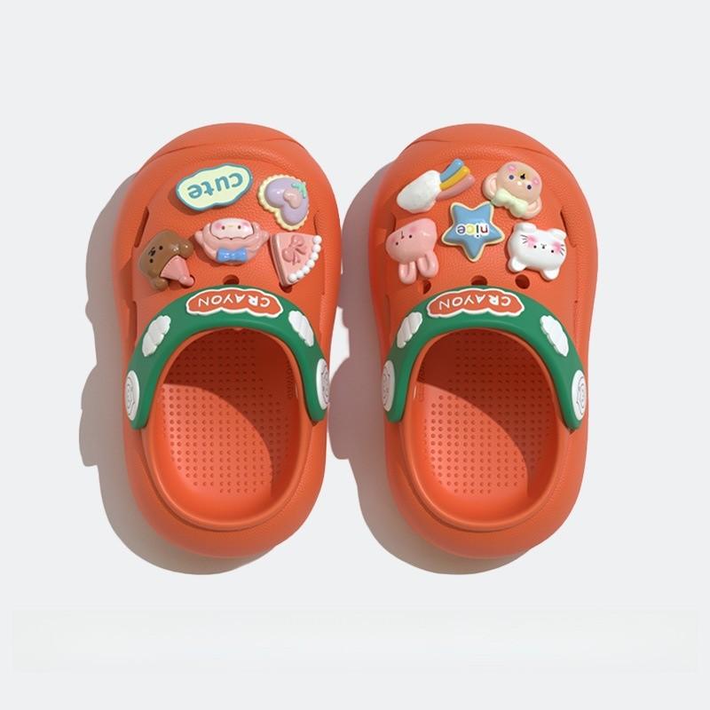 Eva Kids Sandals With Animal Pattern For Summer Play And Nonslip Safety
