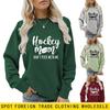 Hockey Mom Don't Puck Round Neck European-American Women's Long-Sleeve Shirt