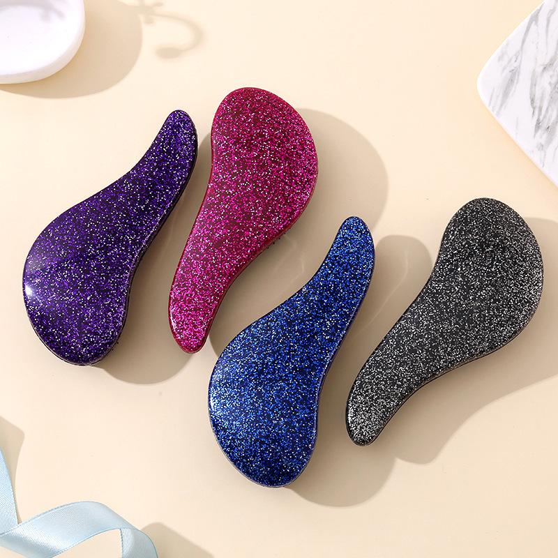Compact Anti-Static Magic Massage Comb for Hair Styling and Straightening - Anti-Hair Loss, Fluffy Design, Non-Knotting, Portable, and Gentle on Hair