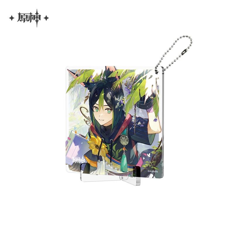 

Sunsyea Genshin Impact Official Merch miHoYo Original Birthday Series Coaster Keychain Stand Zhongli Neuvillette Wriothesley