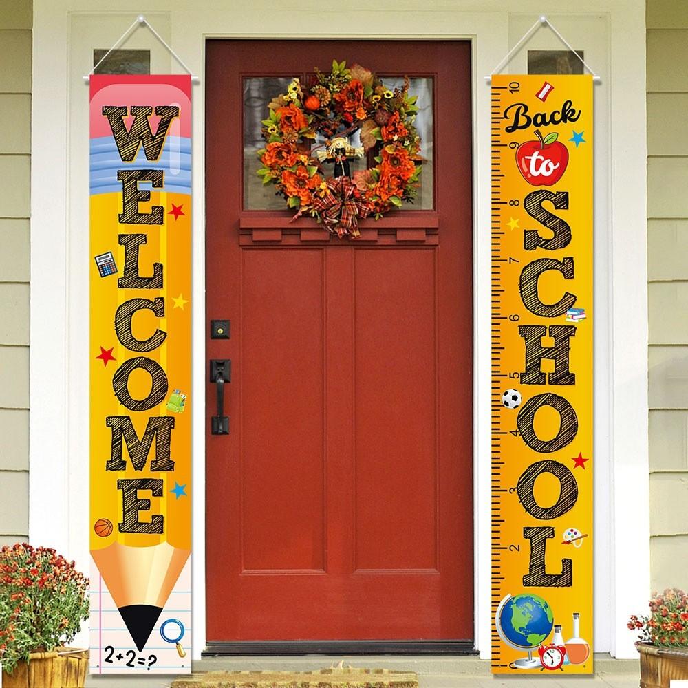 School Party Return Venue Decor Background Door Curtain For Celebrations Props