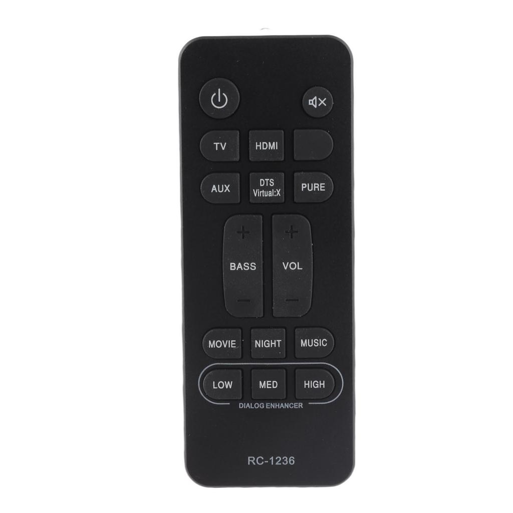 Soundbar Remote Control Battery Powered Sound Remote Control Replacement for Bar Speaker