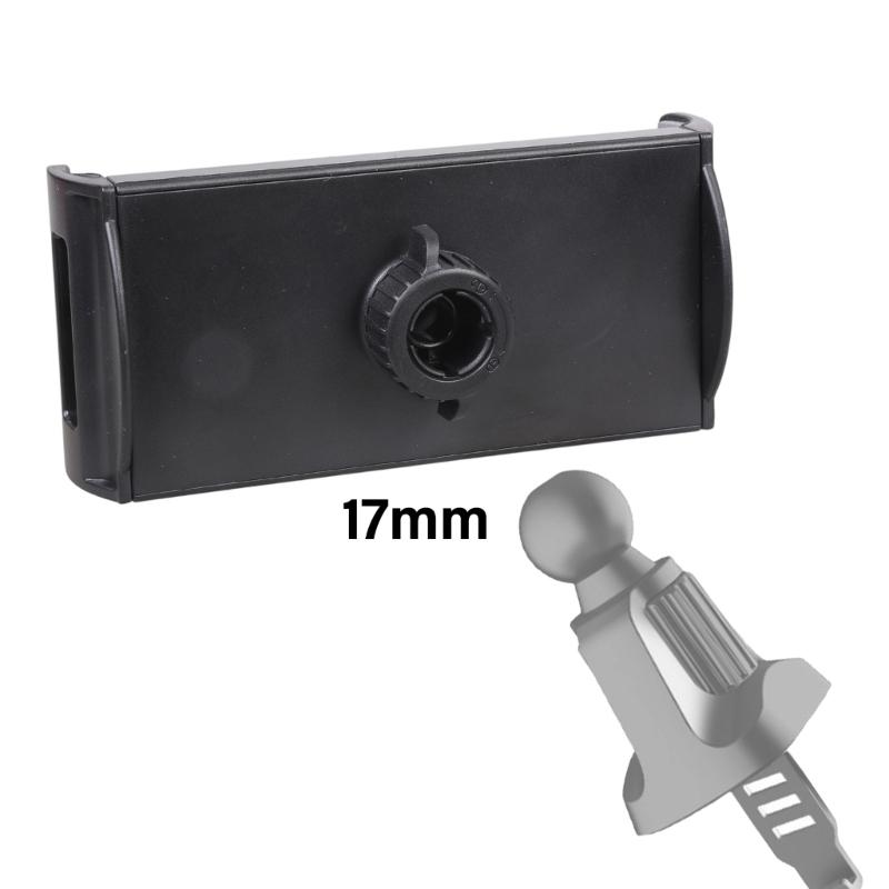 Universal 17mm Rotating Ball Socket Phone Holder With Expandable Grip For Tablets 4.5 13 Inches Tripods Accessory