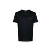 Fitted Solid Color Letter Print Crew Neck Short Sleeve T-Shirt Men Tops Navy-Blue 8N1TD81JUVZ0920