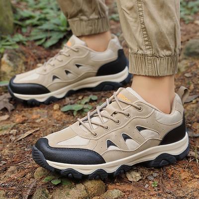 Hiking Shoes Extra Large Size 2025 Four Seasons Men's Shoes Outdoor Popular Walking Shoes Mesh Sneakers Breathable and Lightweight