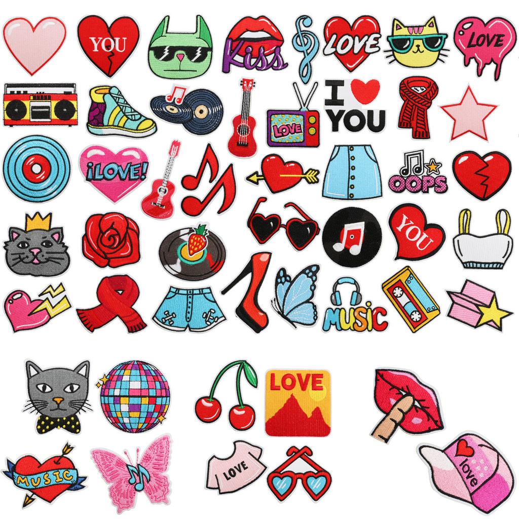 Taylor Cd Embroidery Cloth Sticker Singer Patch Sticker Music Butterfly Disc Computer Embroidery Chapter Bag Decoration Skirt Embroidery Label