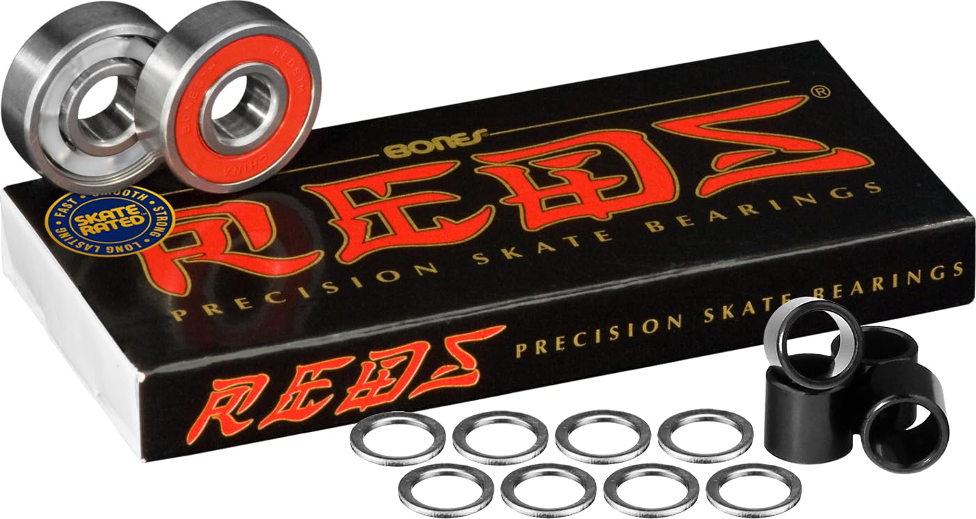 

Bones Bearings Reds Bearings pack and (8 W/Spacers Washers)