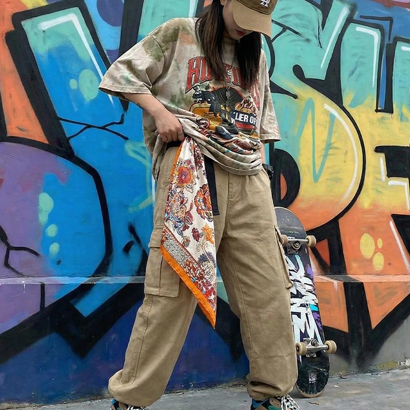 1Pc Square Flight Attendants 50x50CM Elegant Women's Scarfs Fashionable Hijab Bandana Polyester