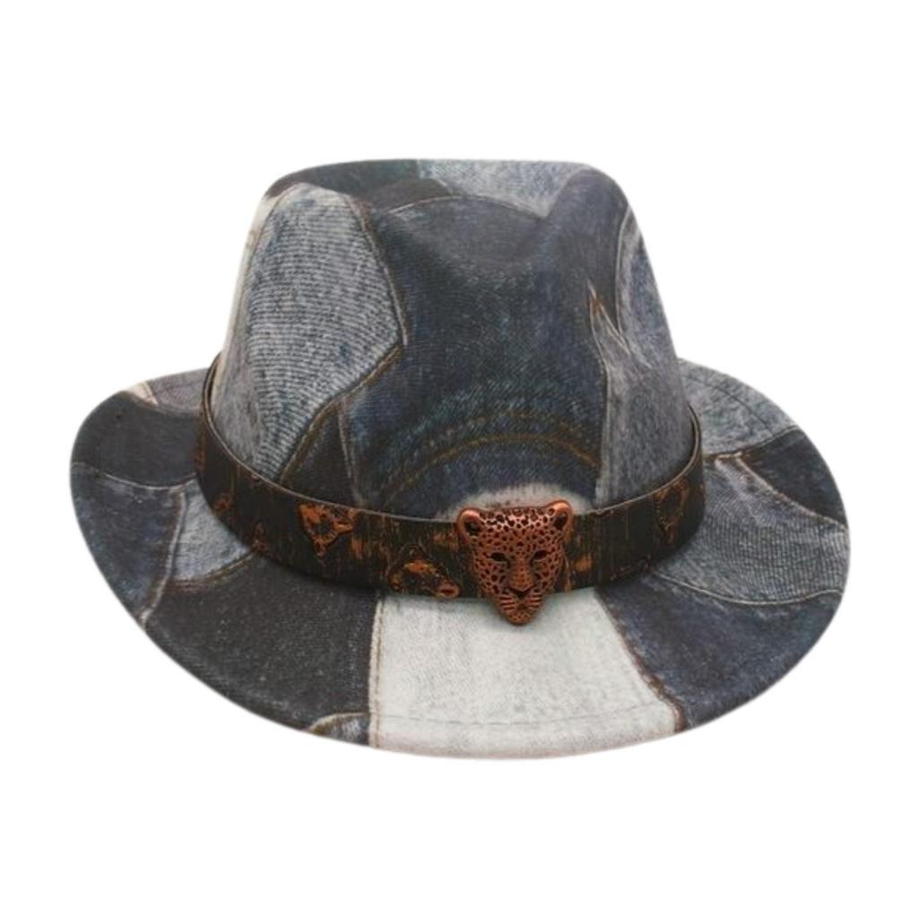 New American Leopard Print Children'S Catwalk Stage Children'S Top Hat Jazz Hat Children'S Size Prop Hat