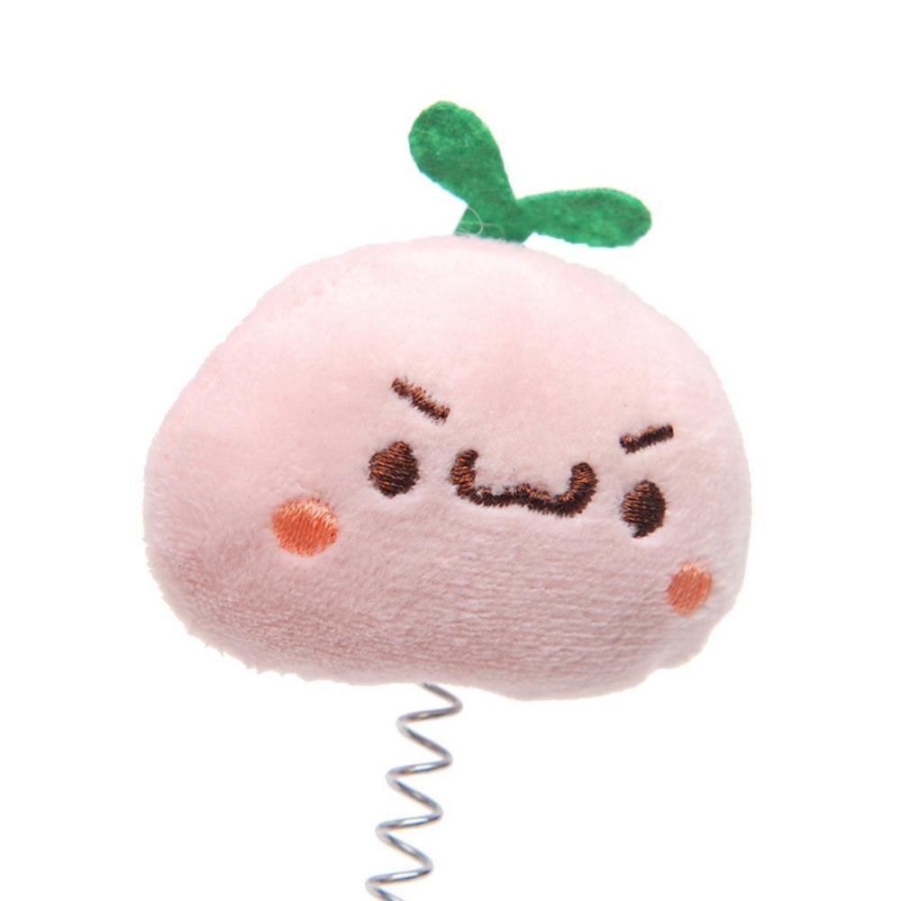 Scratch Board Mouse Tiger Cartoon Feather Rod Cat Spring Toy Cat Teaser Stick Cat Catcher Teaser