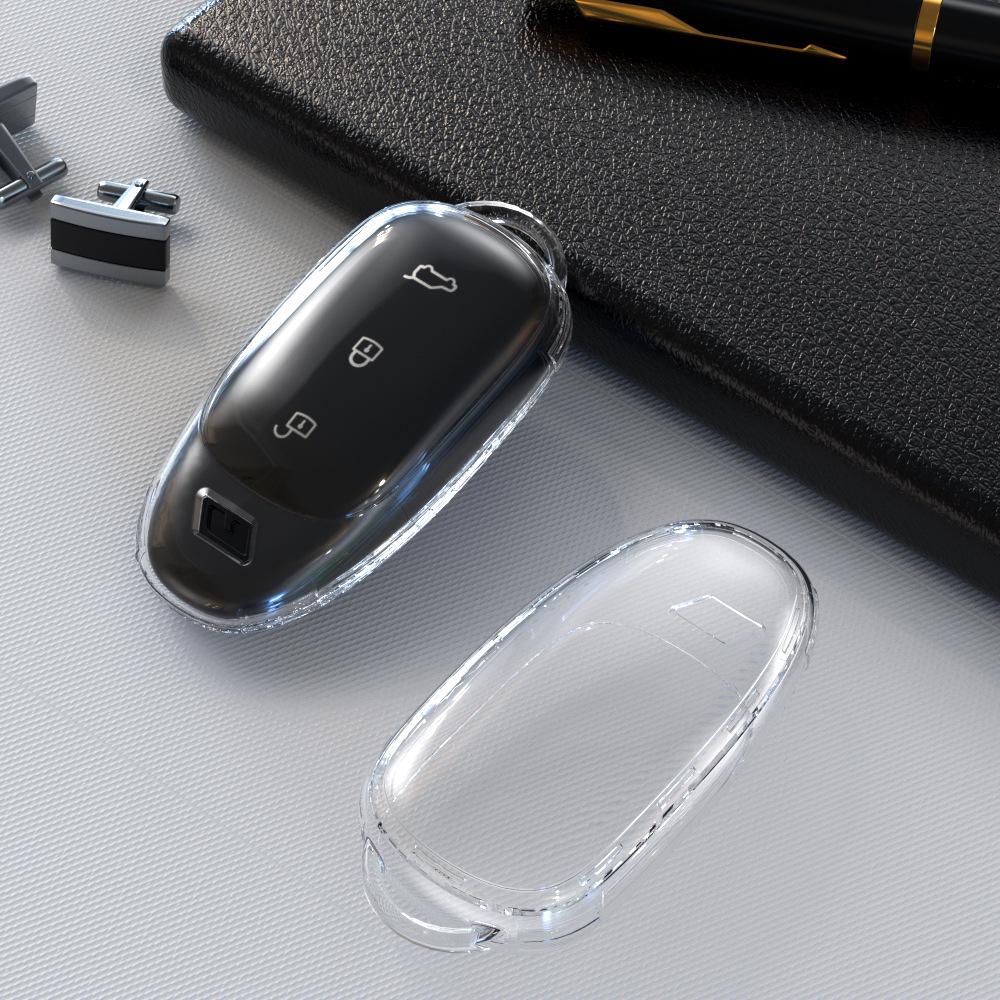 Smart Key Full Coverage TPU Transparent Protective Car Key Shell