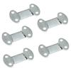 1/2/5PCS Marine Boat Belt Cam Buckle Plate Stainless Steel Durable Strap Fixing Cam Buckle For Sailing Yacht Accessories