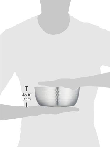 Gehämmerter Yattoko-Topf aus Aluminium (mit Skala) 21 cm