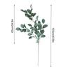 Artificial Rose Leaves Stem Floral Arrangement Supplies DIY Artificial Flowers Tool for Bouquet Wedding Party 40.55in