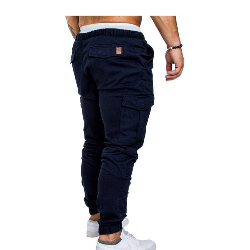 Men's 6-Color Casual Multi-Pocket Joggers Plus Size
