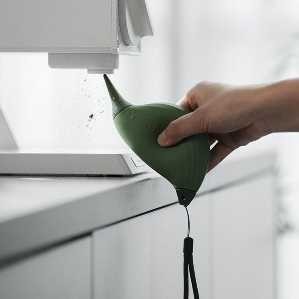 Flexible Coffee Powder Cleaning Air Blower Silicone Dust Cleaner Tool Camera