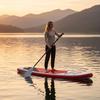 Inflatable Paddle Board Foldable SUP Adjustable for Rivers