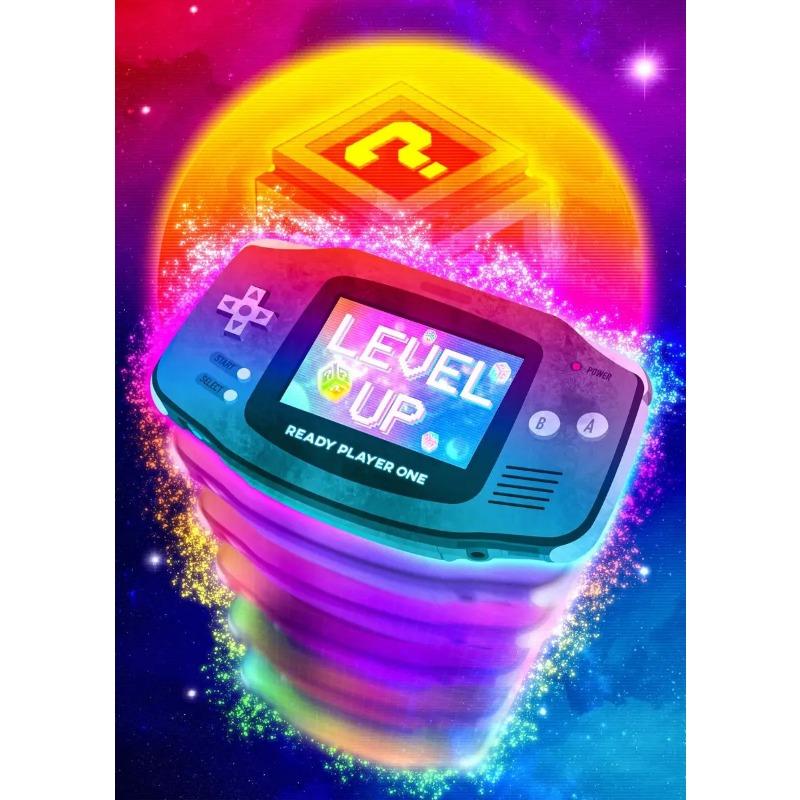 Boy Game Poster Canvas Painting Colorful Picture Art Wall Prints Gamer Handle Headset Kid Room Home Decoration No Frame