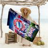 Bayern Munich Poster Customizable Name Beach Towel Super Soft & Absorbent