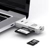 3.0 High-Speed 2-in-1 Card Reader for TF/SD Cards - Compatible with Cameras, Computers, Cars, and Laptops